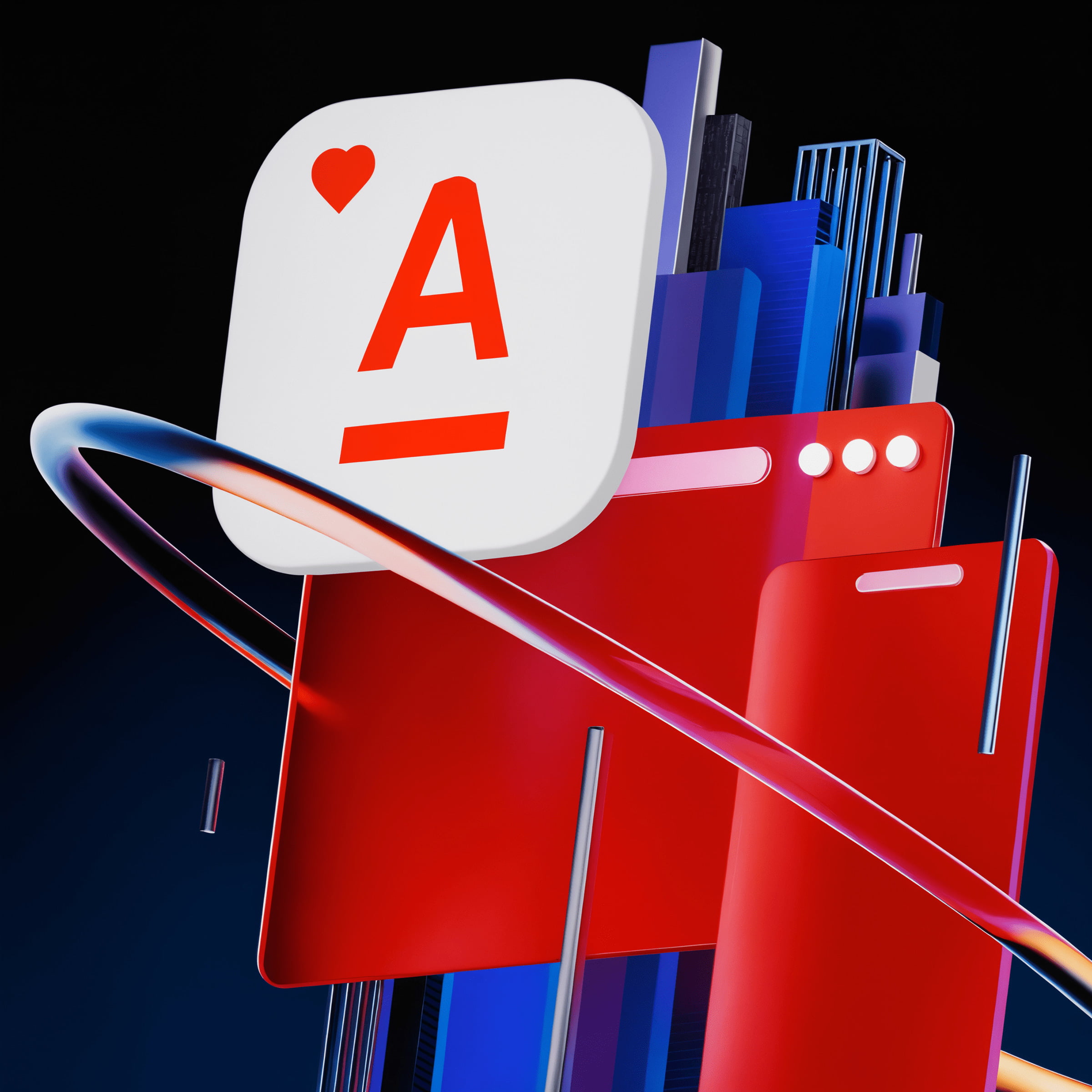 Логотип компании Альфа-Банк