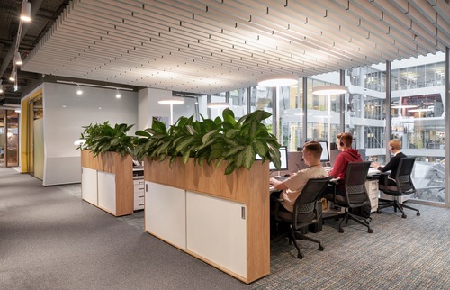 Фото офиса компании «Сбер»